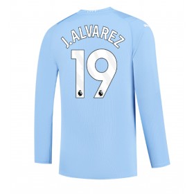 Manchester City Julian Alvarez #19 Hemmakläder 2023-24 Långärmad